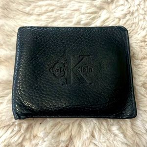 5/$20** Calvin Klein Black Leather Wallet